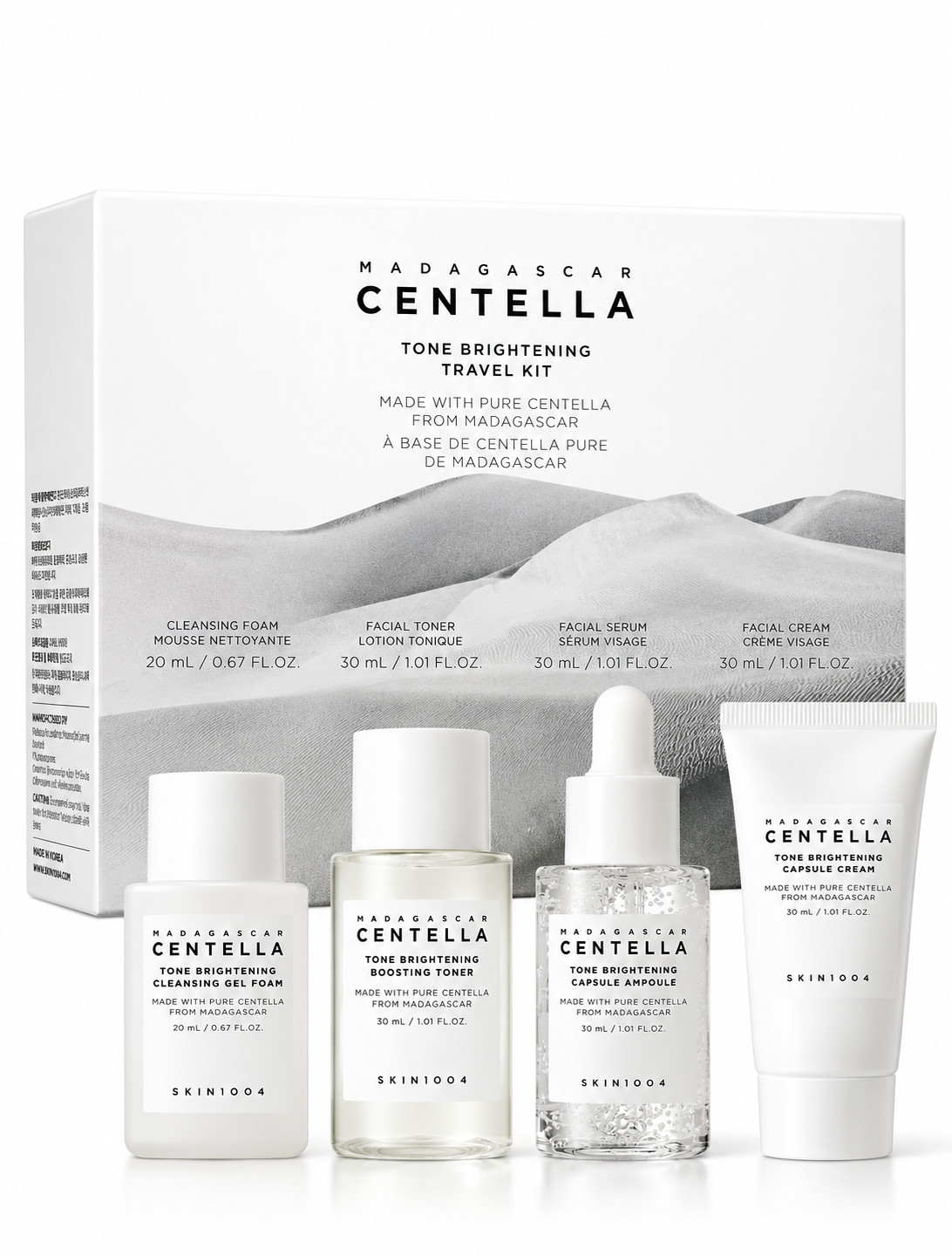 SKIN1004 | Kit Tone Brightening con Centella, niacinamida y ácido tranexámico