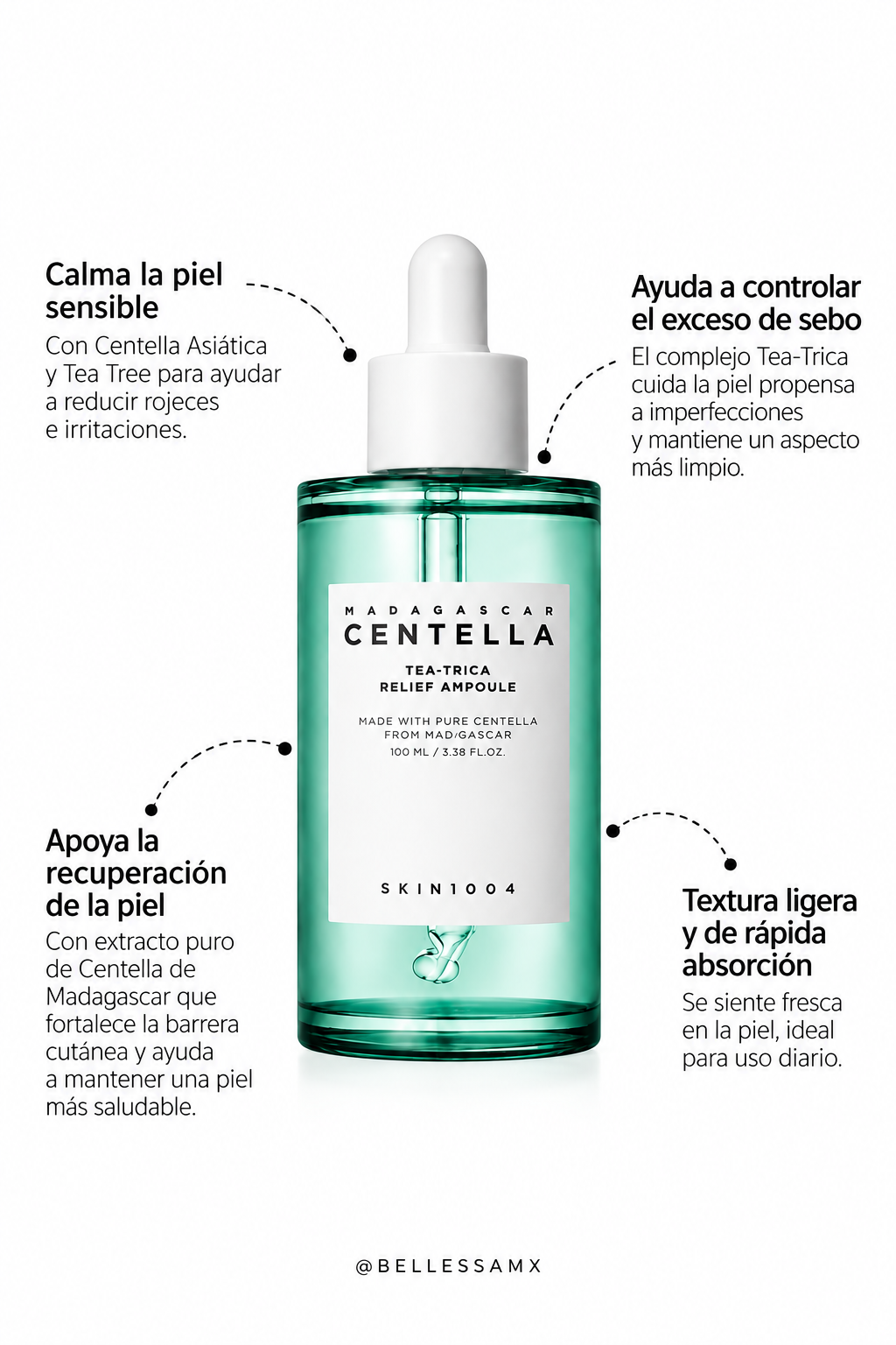 SKIN1004 |  Madagascar Centella Tea-Trica Relief Ampoule